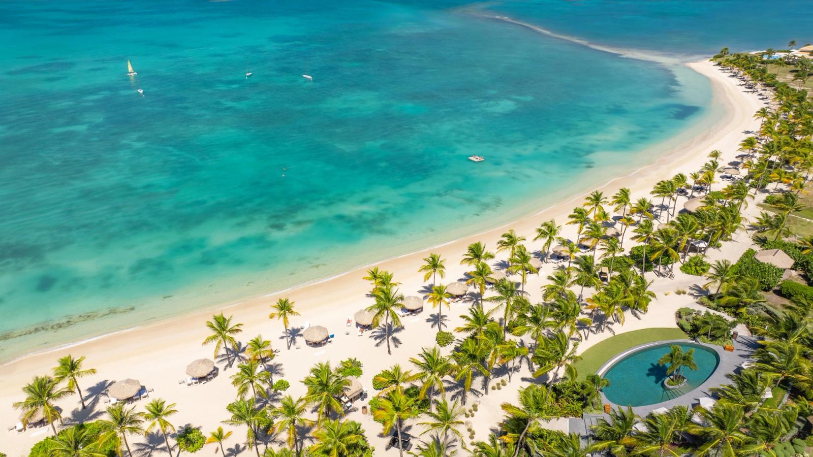 Jumby Bay Island, Antigua, Caribbean