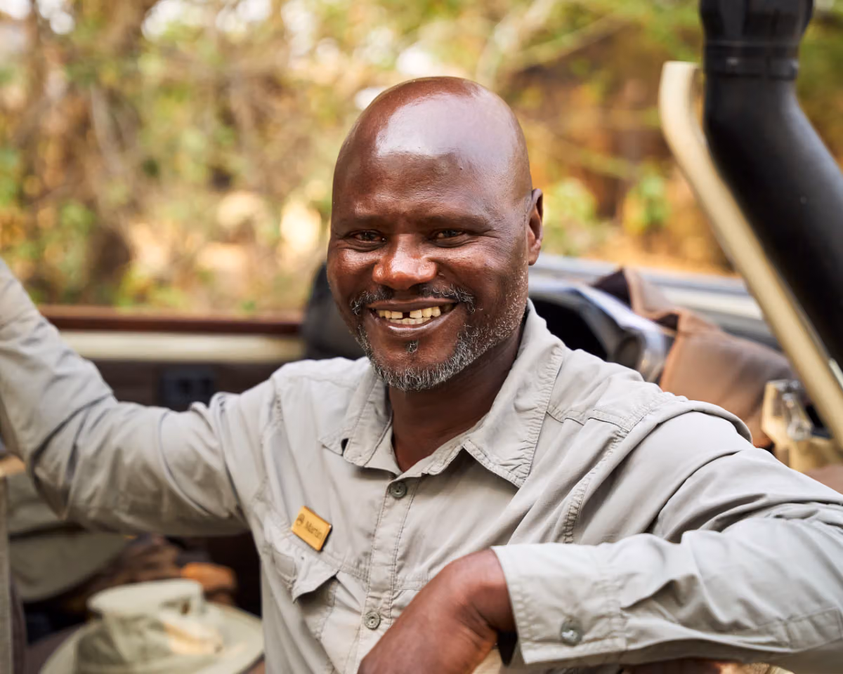 Martin, head guide at Chief's Camp, Botswana